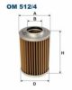 FILTRON OM512/4 Hydraulic Filter, automatic transmission
